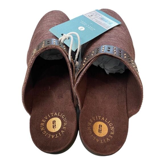 REVITALIGN Monterey Heathered Brown Women's Clogs NEW 6 - Picture 6 of 7